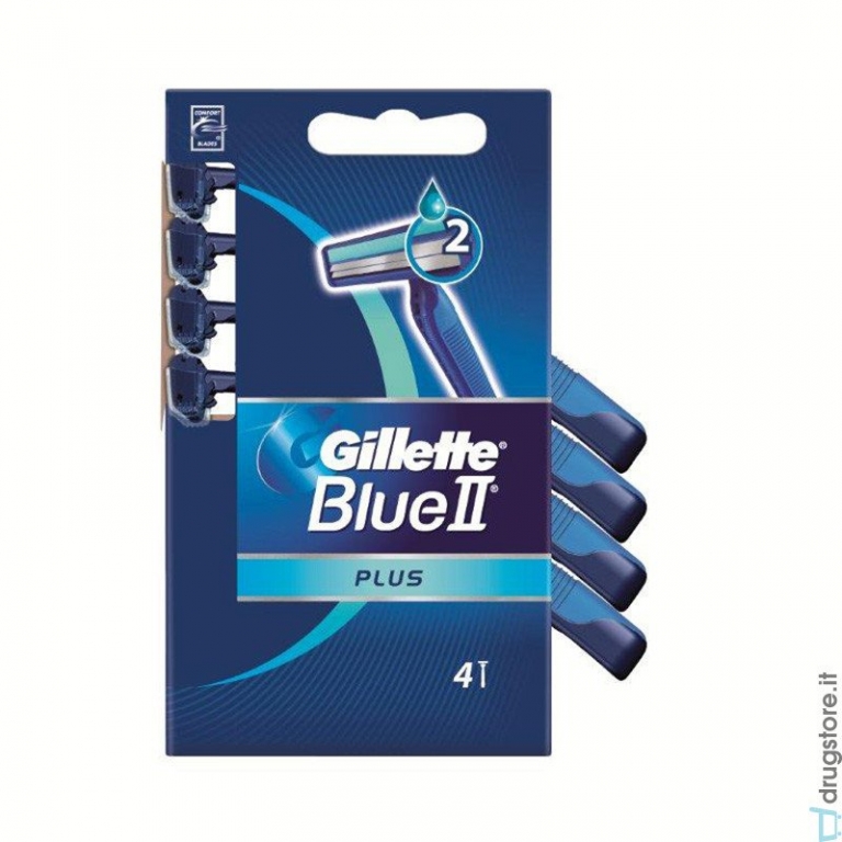 RASOIO GILLETTE BLUE II PLUSx4
